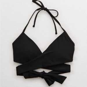 Aerie Halter Wrap Bikini Top
